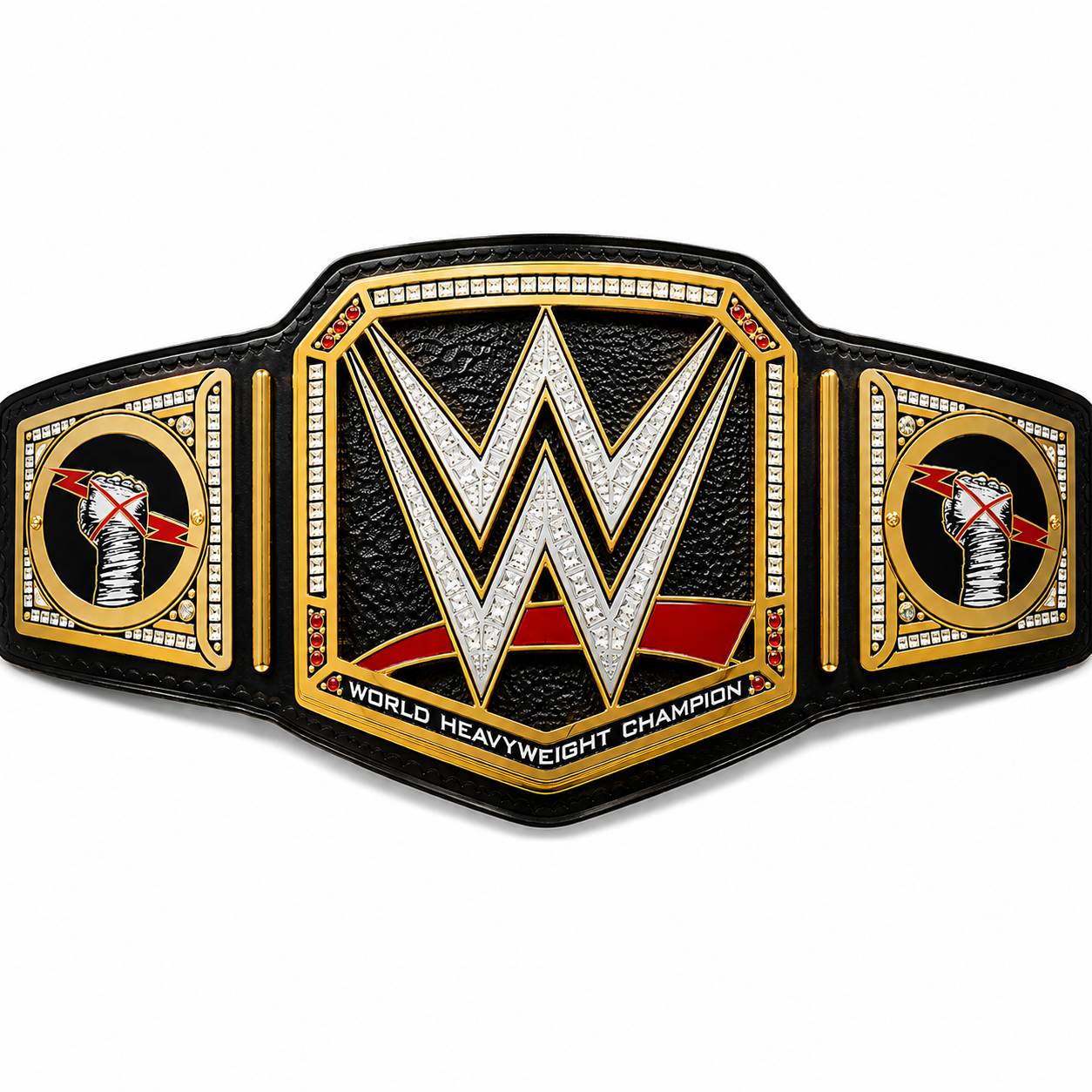 Custom Wrestling C.M Pnk Championship Belt – Premium Gold & Black Replica Title Belt
