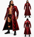 Premium Leather Wrestling Coat – Custom Made Entrance & Ring Jacket