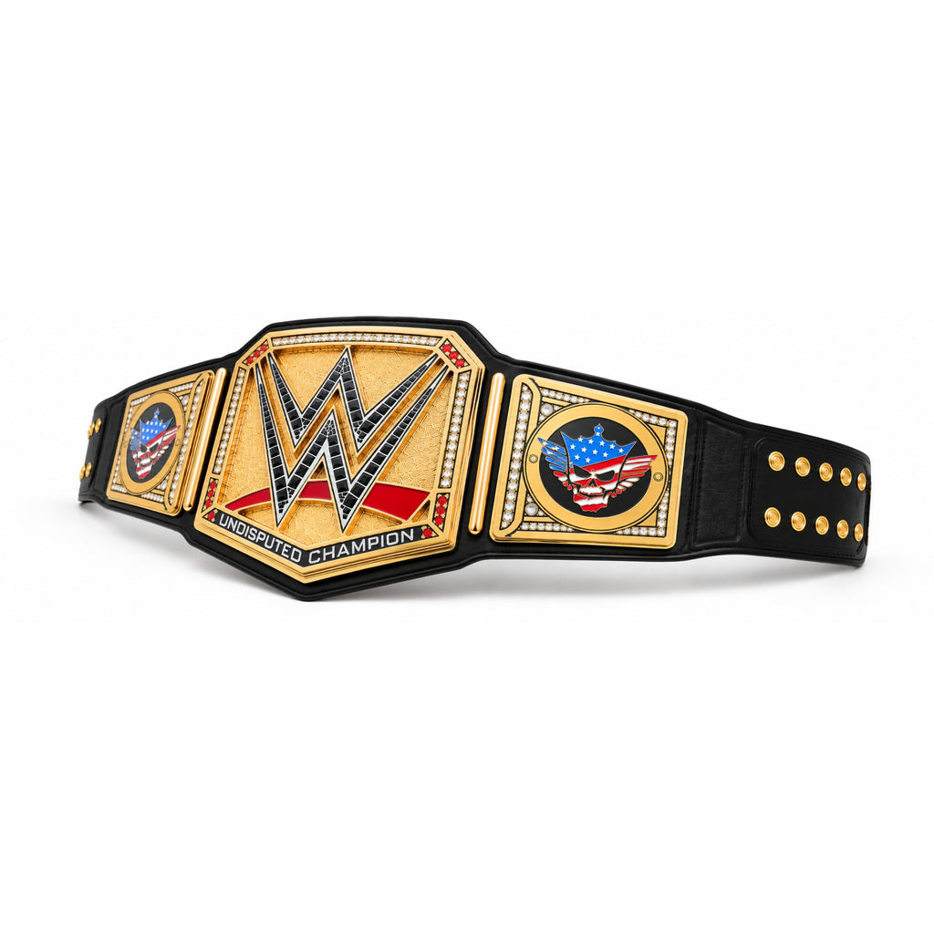 Cody Rhodes Side Plates On Undisputed Championship Wrestling Belt