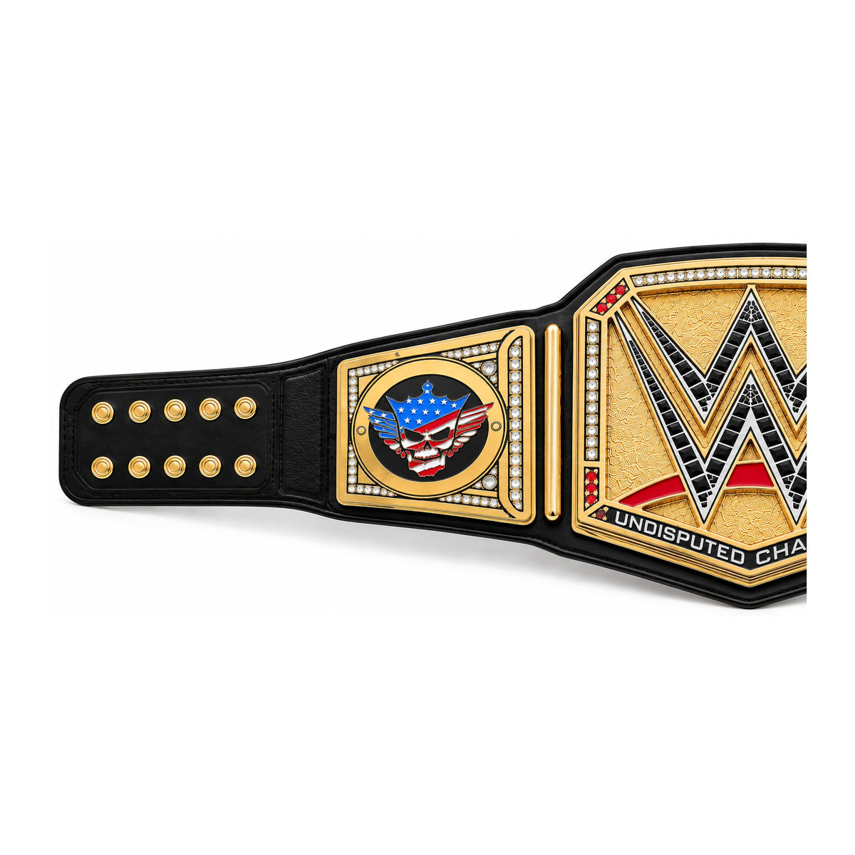 Cody Rhodes Side Plates On Undisputed Championship Wrestling Belt