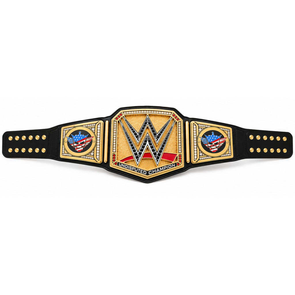 Cody Rhodes Side Plates On Undisputed Championship Wrestling Belt